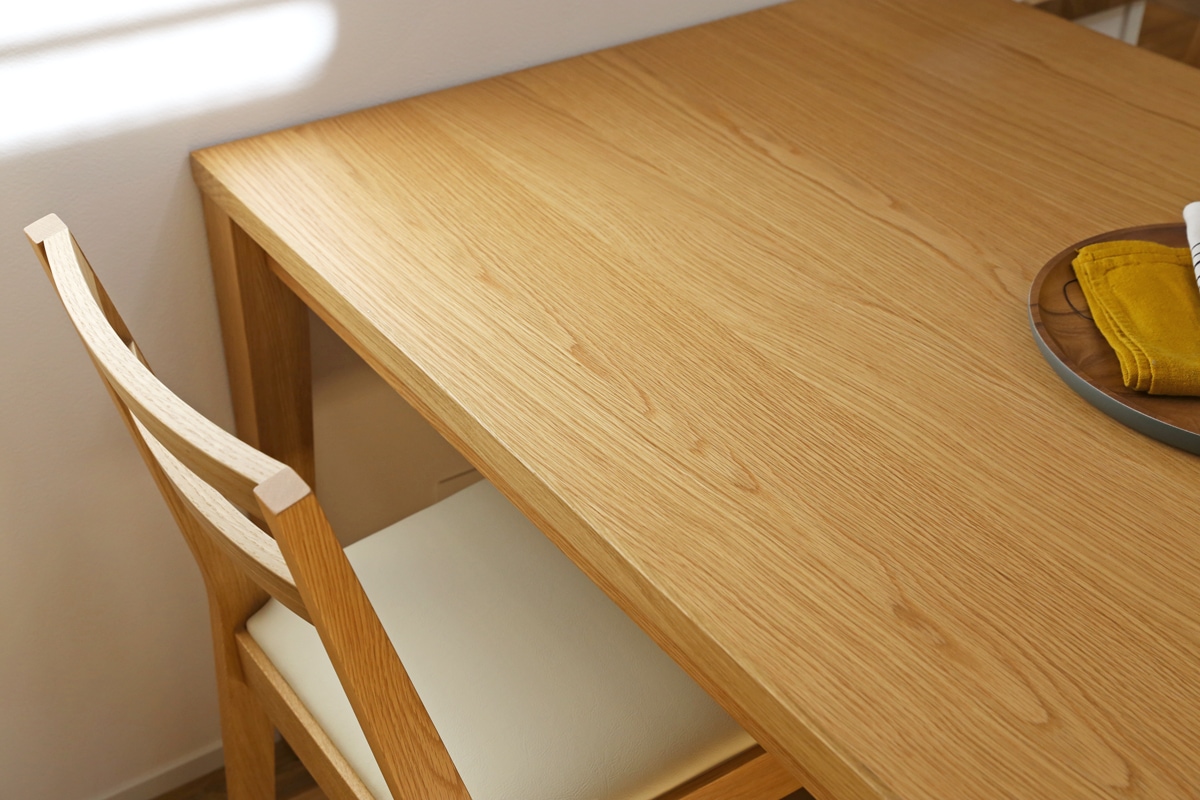 ダイニングセット 4人用 【C0】 COMMON DINING TABLE + PLAIN CHAIR×4 【在庫品:3営業日以内に発送可】