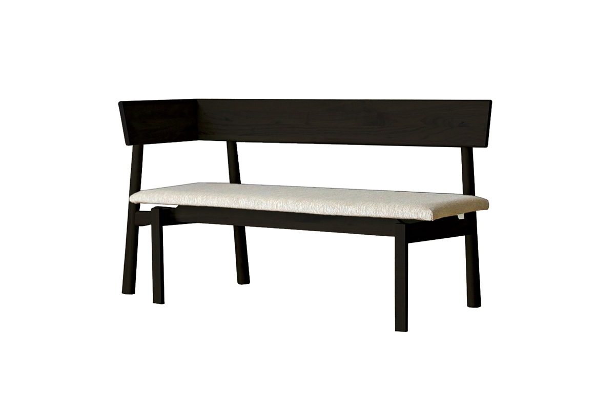 ARCO DINING CORNER SOFA オーク 黒塗装【受注生産品】