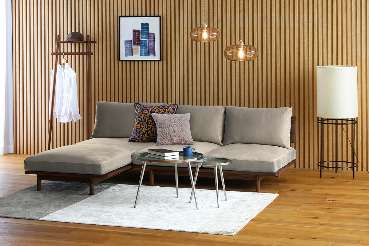 MOLEN SOFA 2人掛け オーク 黒塗装【受注生産】