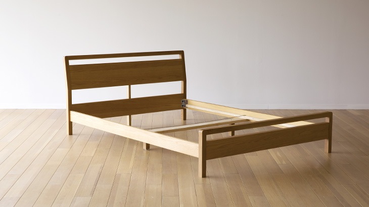 【廃番20%OFF】MARK BED ワイドダブル オーク