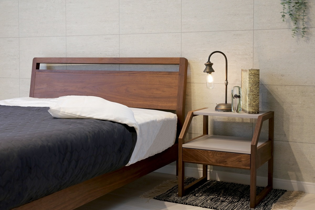 【廃番20%OFF】MARK BED ワイドダブル オーク