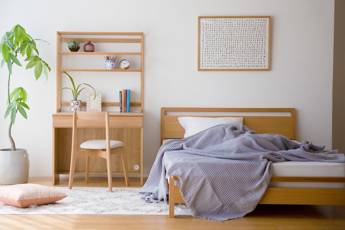【廃番20%OFF】MARK BED ワイドダブル オーク