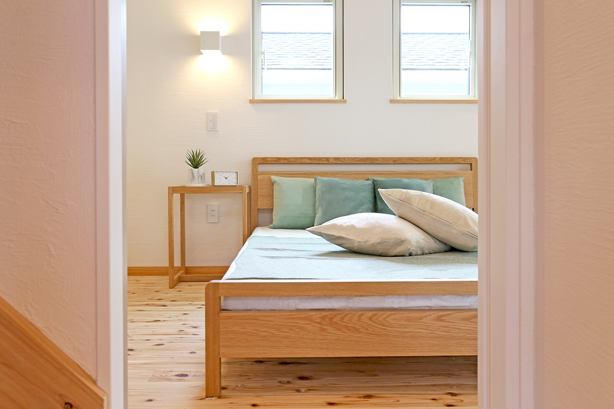 【廃番20%OFF】MARK BED ワイドダブル オーク