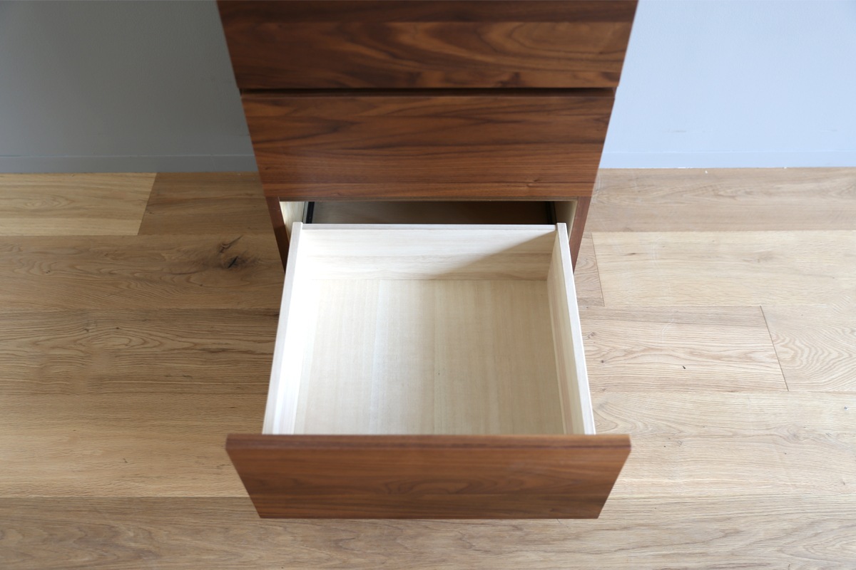 LECCE 50サイドチェスト(D44cm) ウォルナット