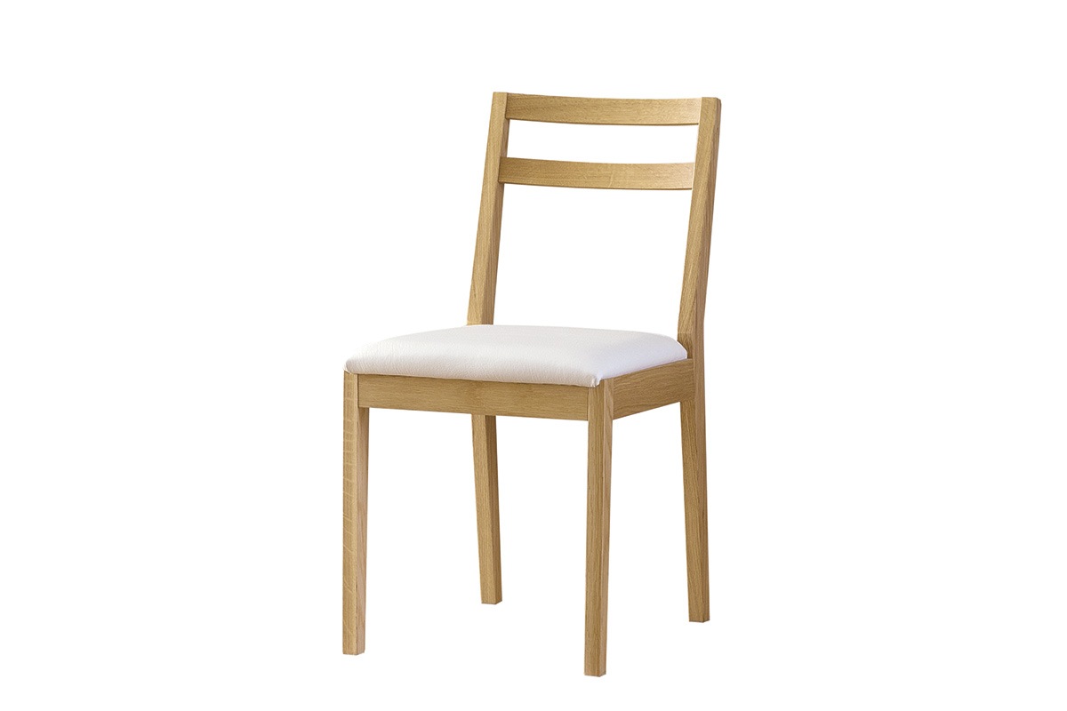 ダイニングセット 4人用 【C12】 MALLOON DINING TABLE + PLAIN CHAIR×4 【在庫品：3営業日以内に発送可】