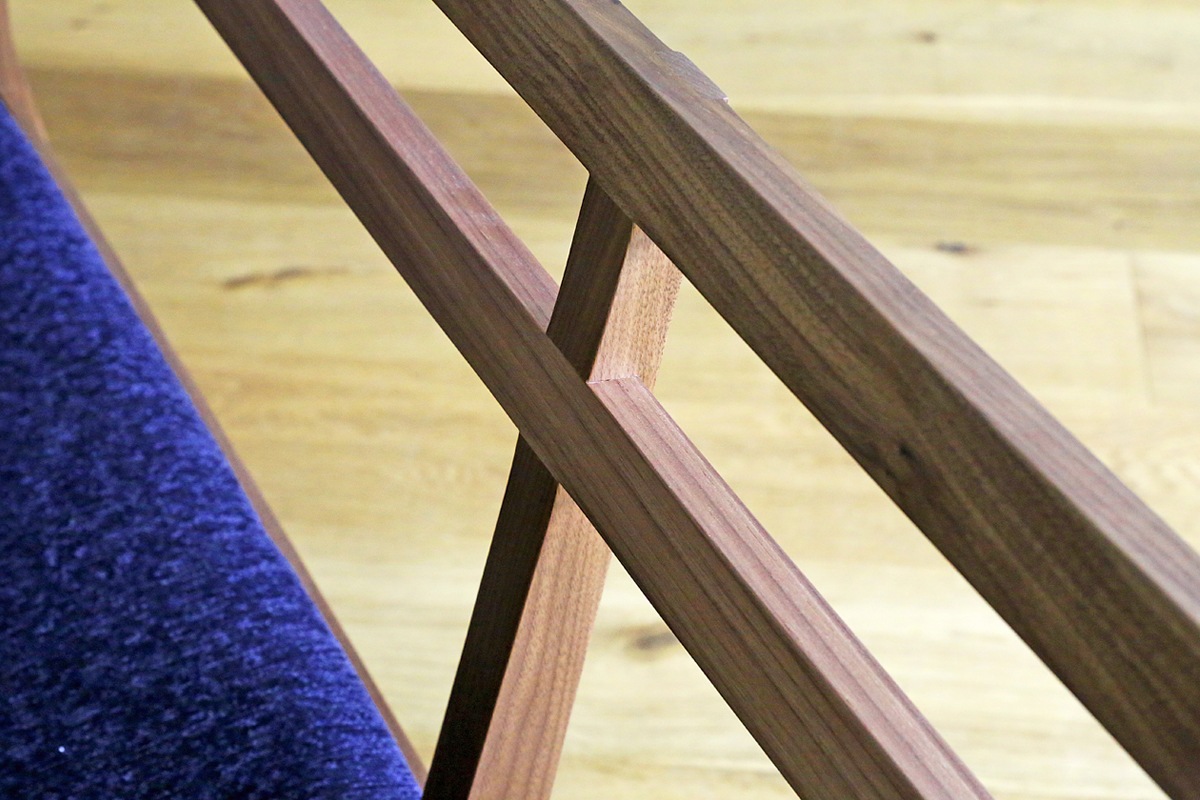 PLAIN BENCH 背付き ウォルナット【受注生産品】