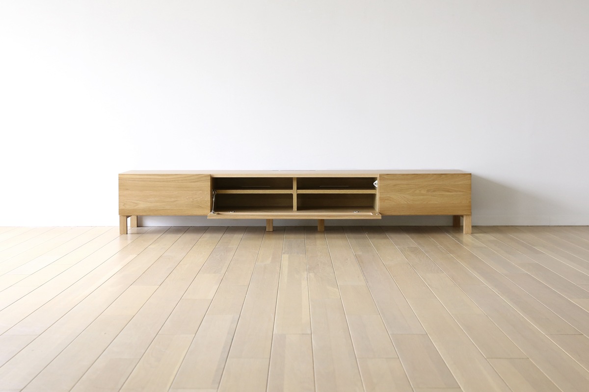 レッチェ 142TVボードOAK 台輪