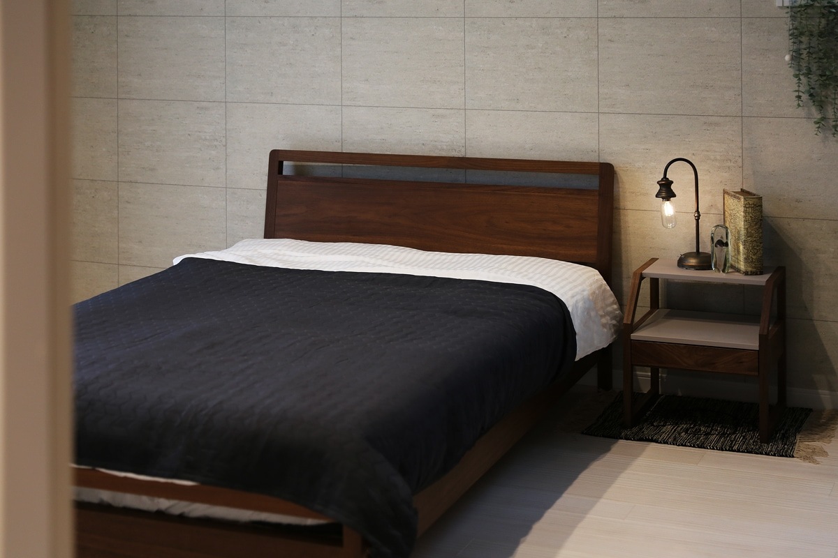 MARK BED ダブル ウォルナット