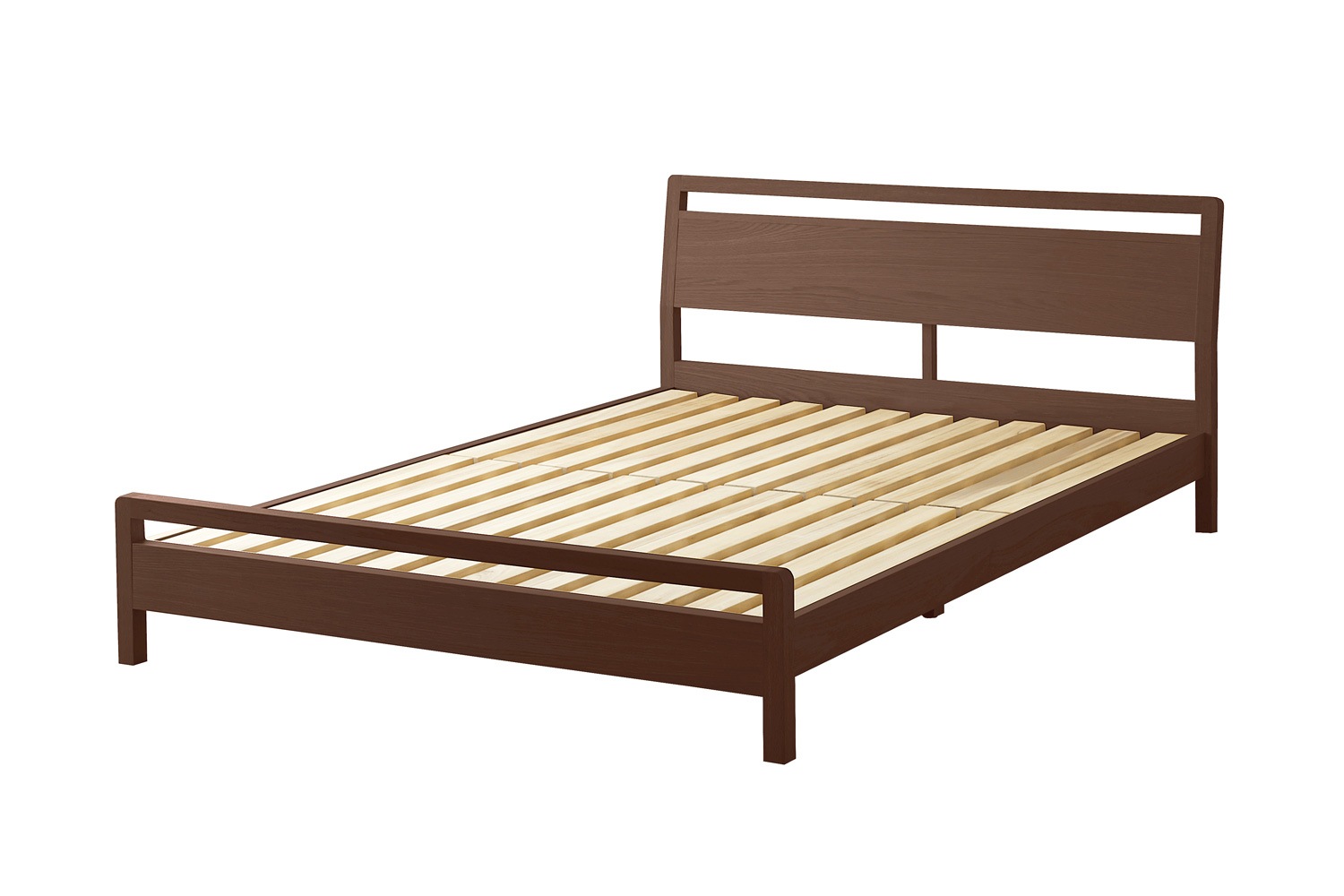 MARK BED マーク ダブル ウォルナット