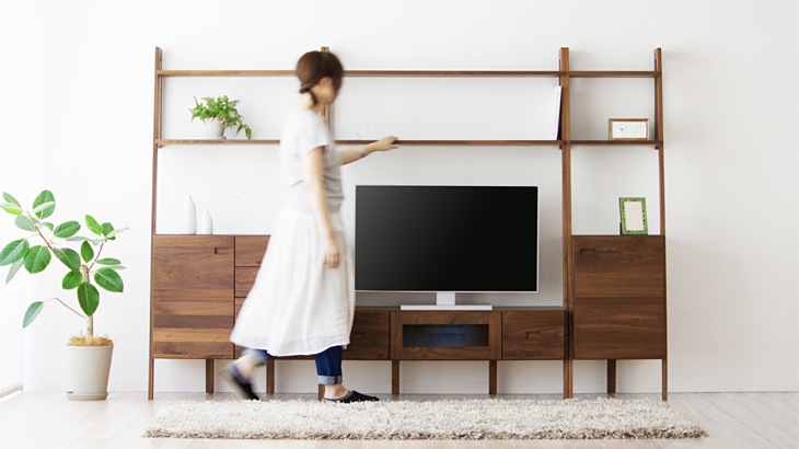 LEIRIA 48サイドボード (左・右開き) オーク