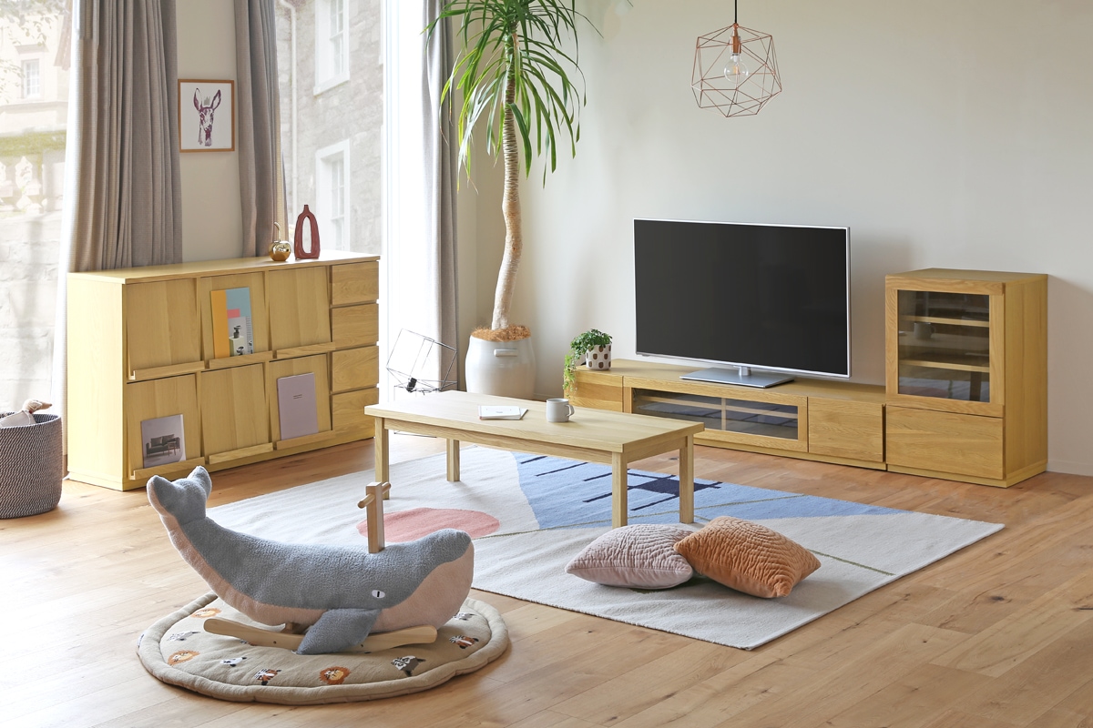 LECCE レッチェ 120TVボードOAK 台輪