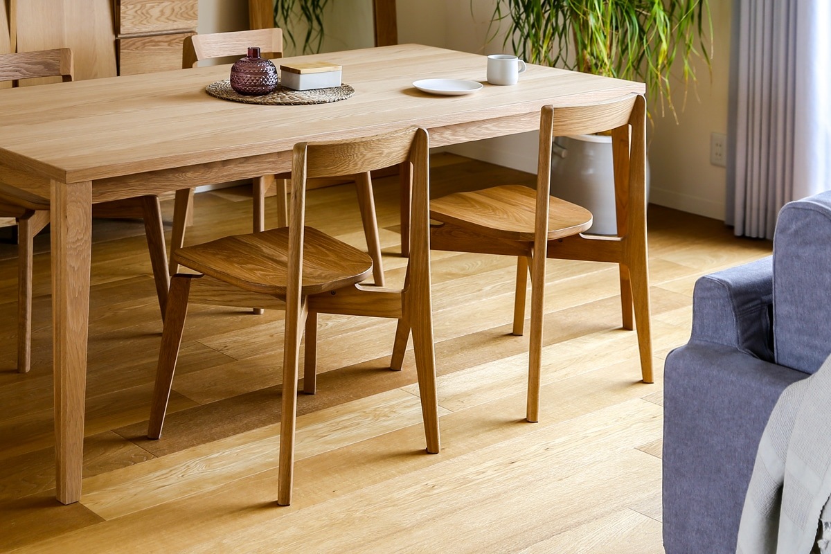 ダイニングセット 4人用 【C10】 MALLOON DINING TABLE + RIALTO CHAIR×4