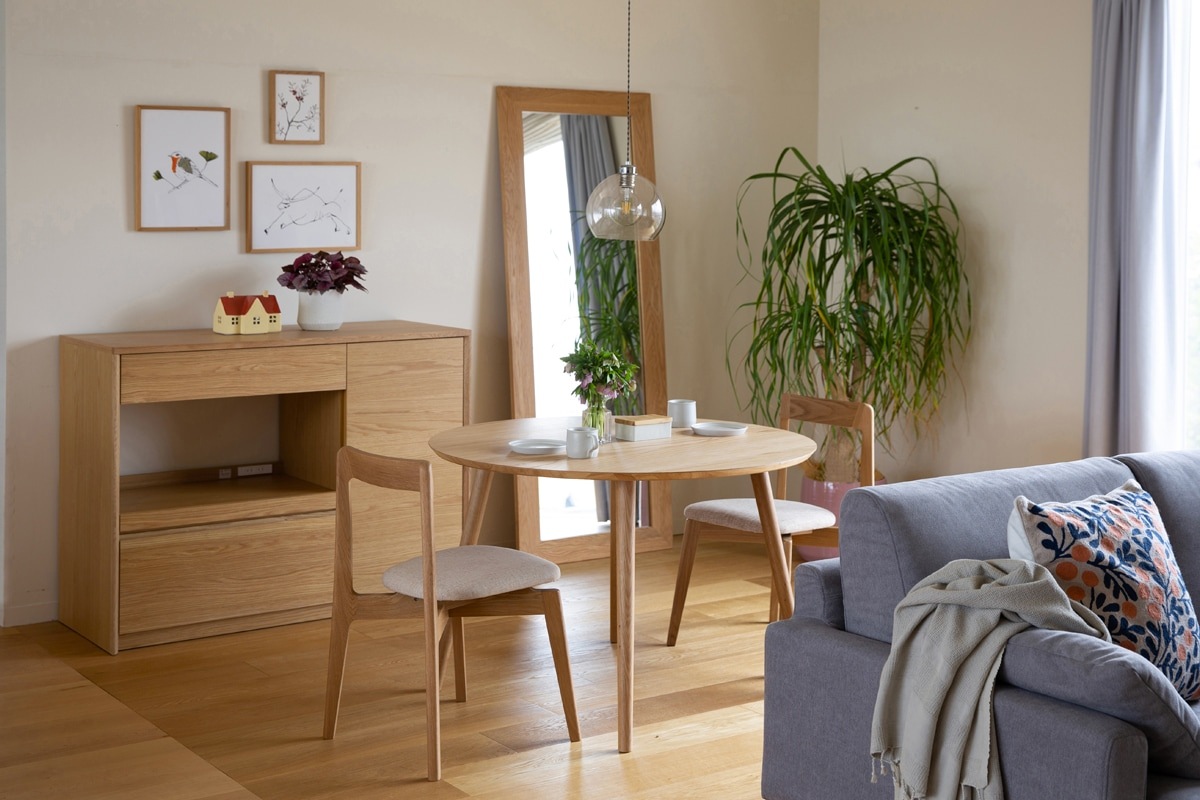 ダイニングセット 4人用 【C10】 MALLOON DINING TABLE + RIALTO CHAIR×4