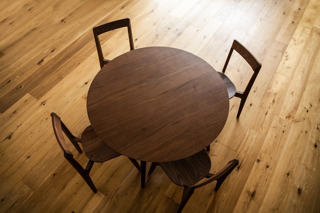 ダイニングセット 4人用 【C10】 MALLOON DINING TABLE + RIALTO CHAIR×4