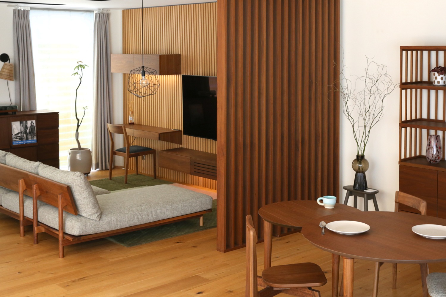 WOOD PARTITION ウッドパーテーション ノーマルタイプ(D10) W60×H180