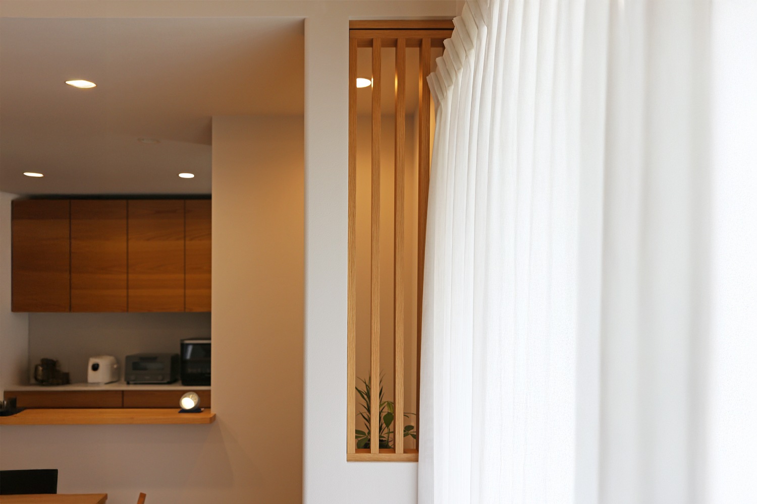 WOOD PARTITION ウッドパーテーション ノーマルタイプ(D10) W60×H180~300cm ウォルナット