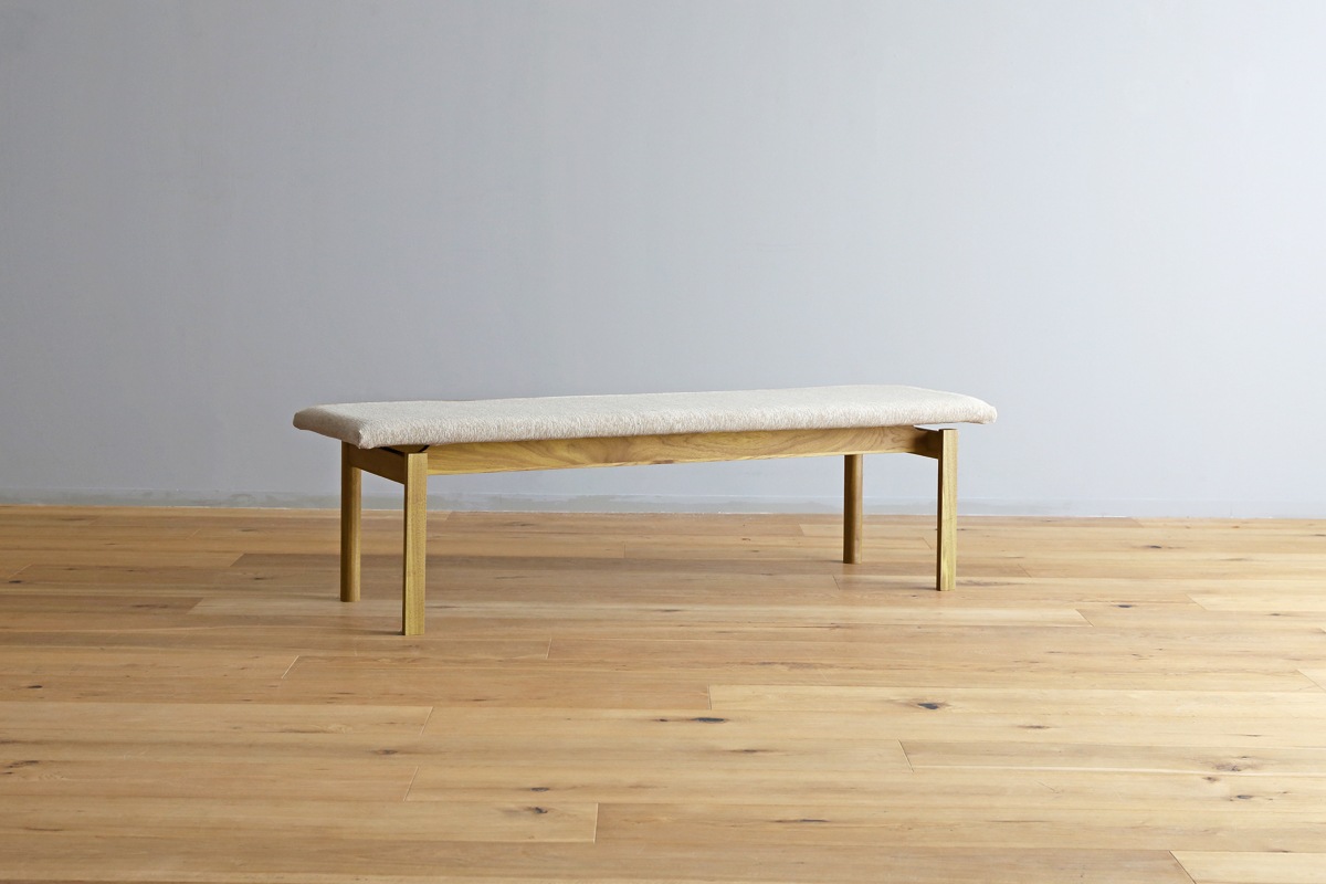 ARCO DINING BENCH オーク 黒塗装【受注生産品】