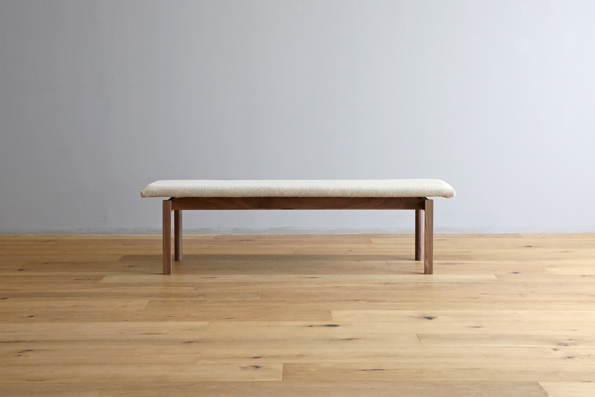ARCO DINING BENCH オーク 黒塗装【受注生産品】