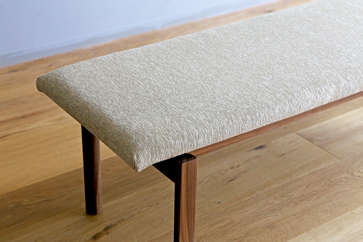 ARCO DINING BENCH オーク グレー塗装【受注生産品】