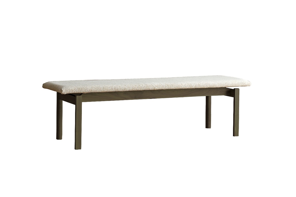 ARCO DINING BENCH オーク グレー塗装【受注生産品】【サイズオーダー】