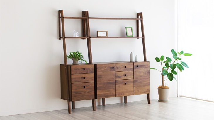 LEIRIA 48サイドチェスト ウォルナット