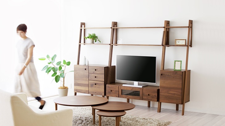 LEIRIA 48サイドチェスト ウォルナット