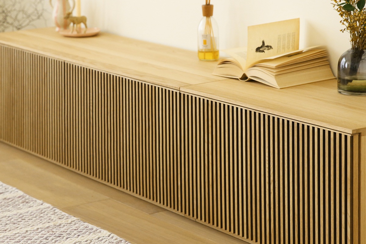 RIB SERIES リブシリーズ 150ローボード ウォルナット