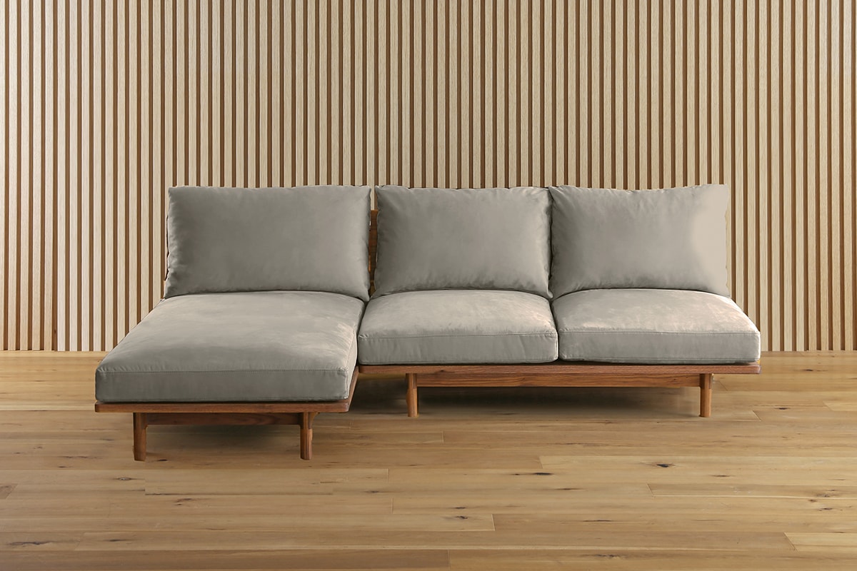 MOLEN SOFA モーレン シェーズロング オーク 黒塗装【受注生産】