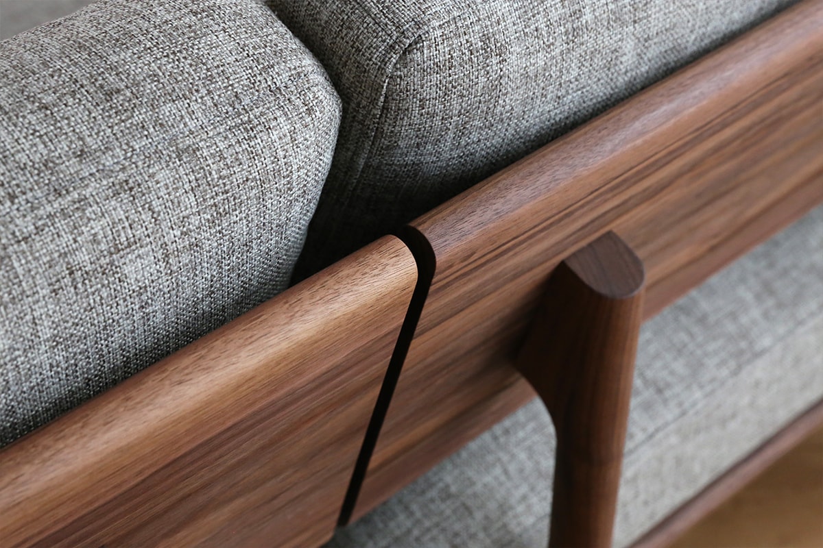 MOLEN SOFA モーレン シェーズロング オーク 黒塗装【受注生産】
