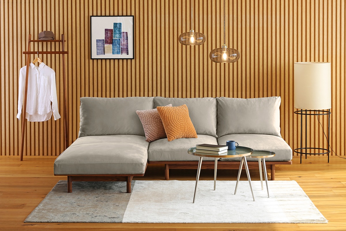 MOLEN SOFA モーレン シェーズロング オーク 黒塗装【受注生産】