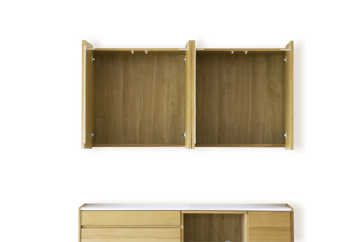 HARVEST ハーベスト【吊り戸タイプ】set 35【幅144cm】オーク/ウォルナット