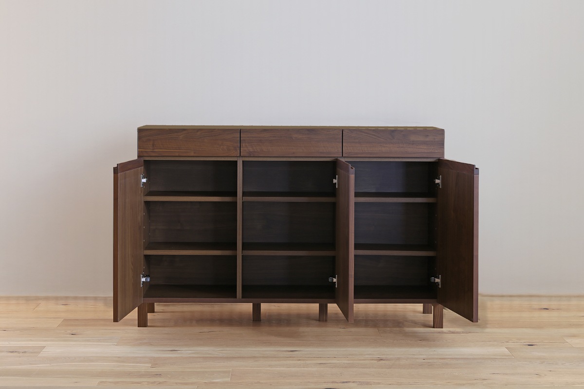 LECCE 134キャビネット ウォルナット