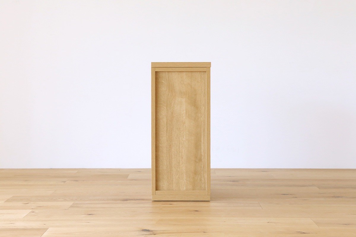 ASTER DESK SET10 240天板 + 30キャビネット (左開き) + 60チェスト + 30キャビネット (右開き) オーク/ウォルナット