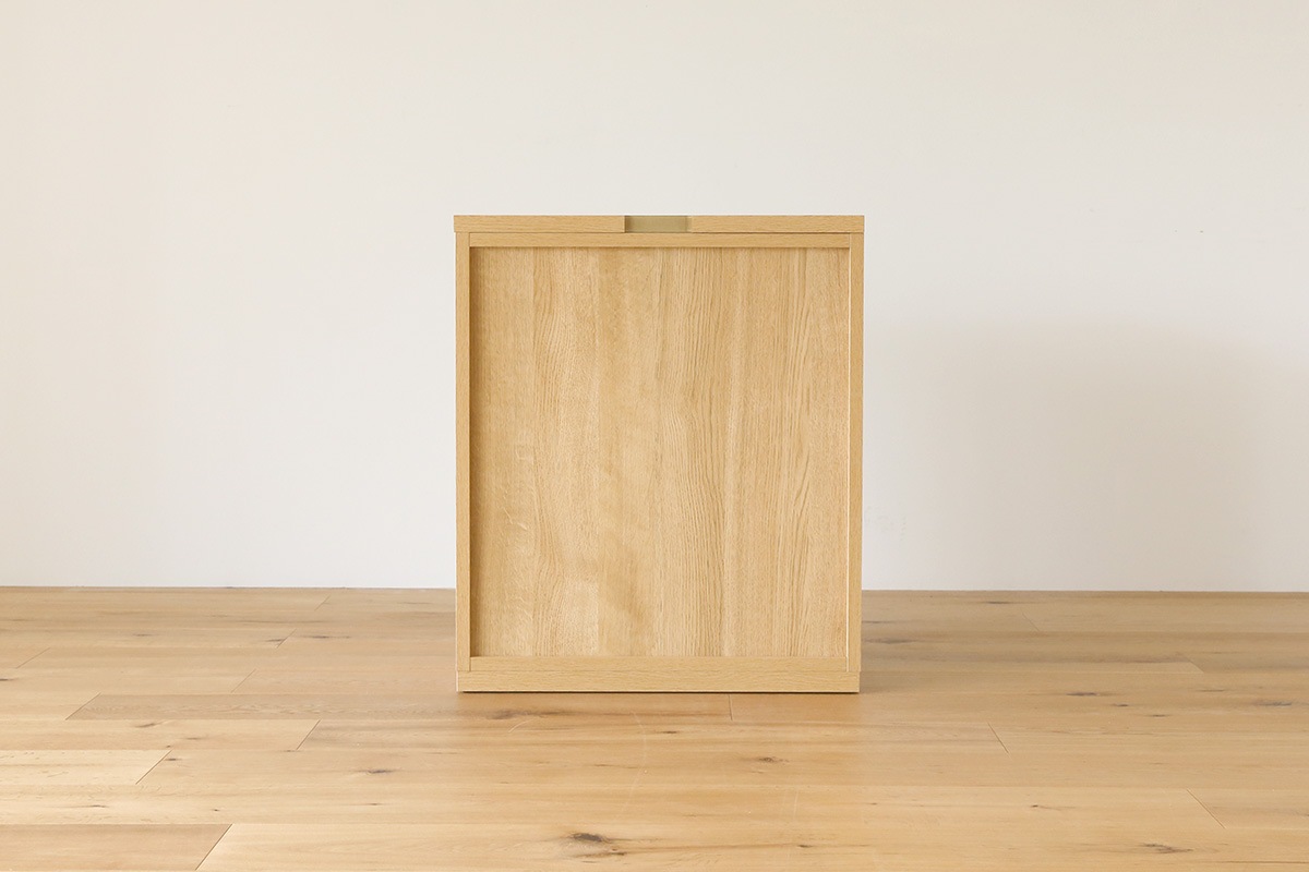 ASTER DESK SET10 240天板 + 30キャビネット (左開き) + 60チェスト + 30キャビネット (右開き) オーク/ウォルナット