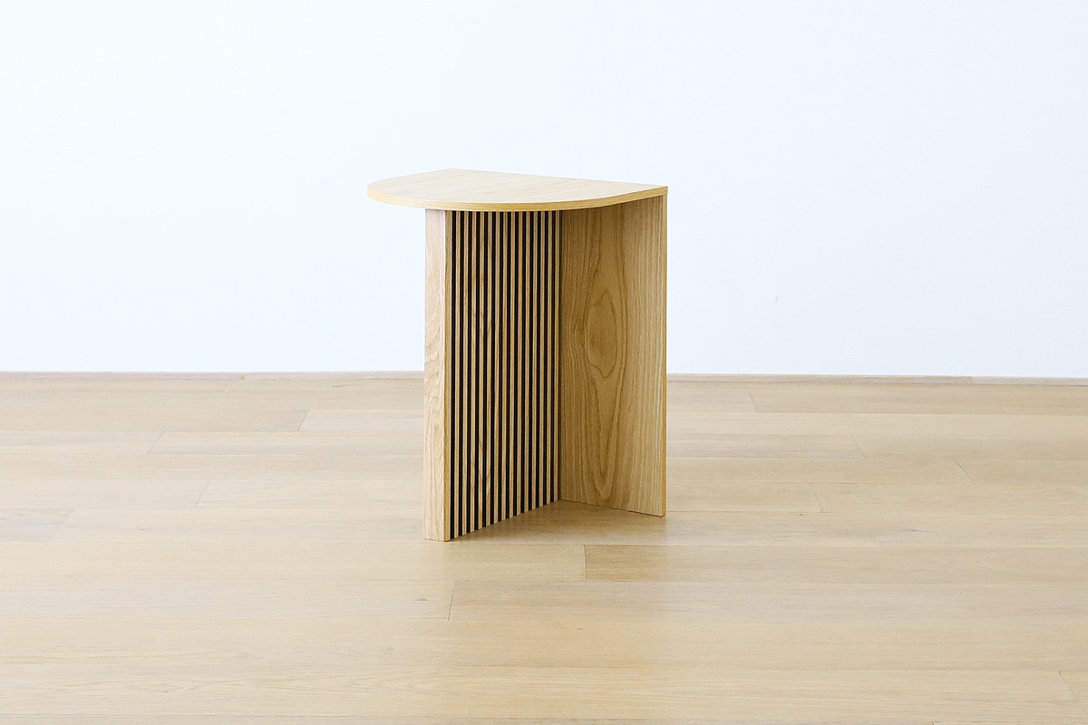 RIB SERIES リブシリーズ H50サイドテーブル オーク