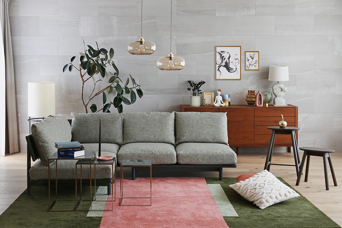 MOLEN SOFA コーナー オーク 黒塗装【受注生産】