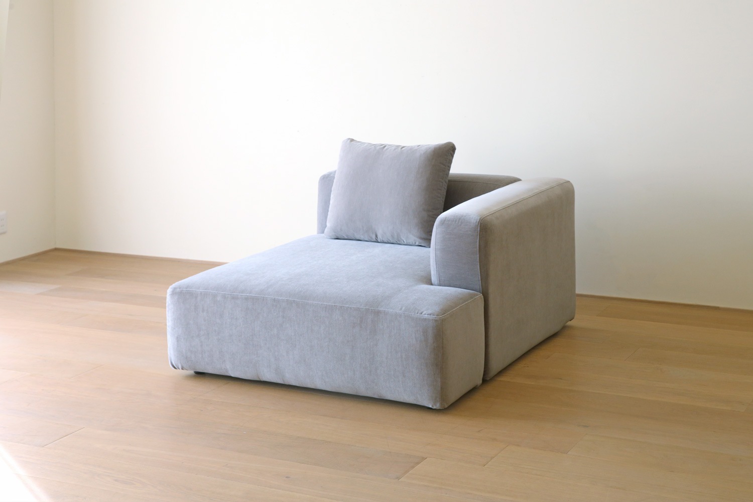 SUMOWA SOFA スモワ シェーズロング(右肘)ライトグレー