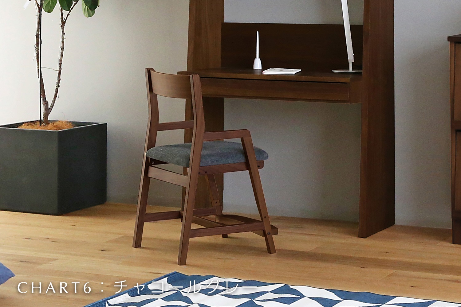 SELEST セレスト チェア 学習椅子 ウォルナット 【受注生産品】