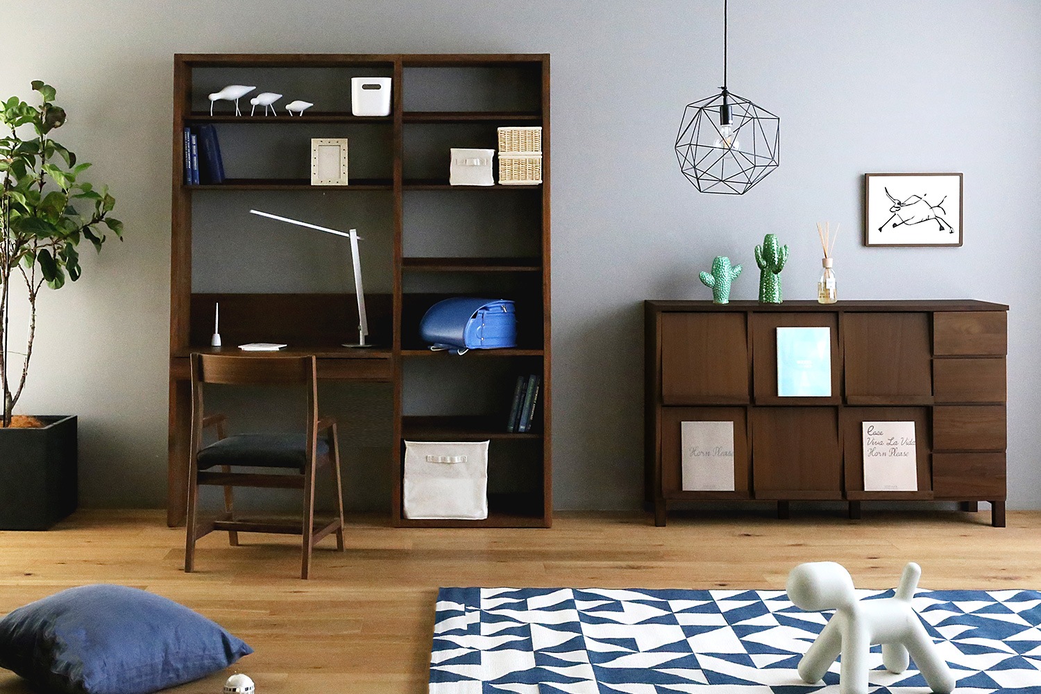 SELEST セレスト チェア 学習椅子 ウォルナット 【受注生産品】