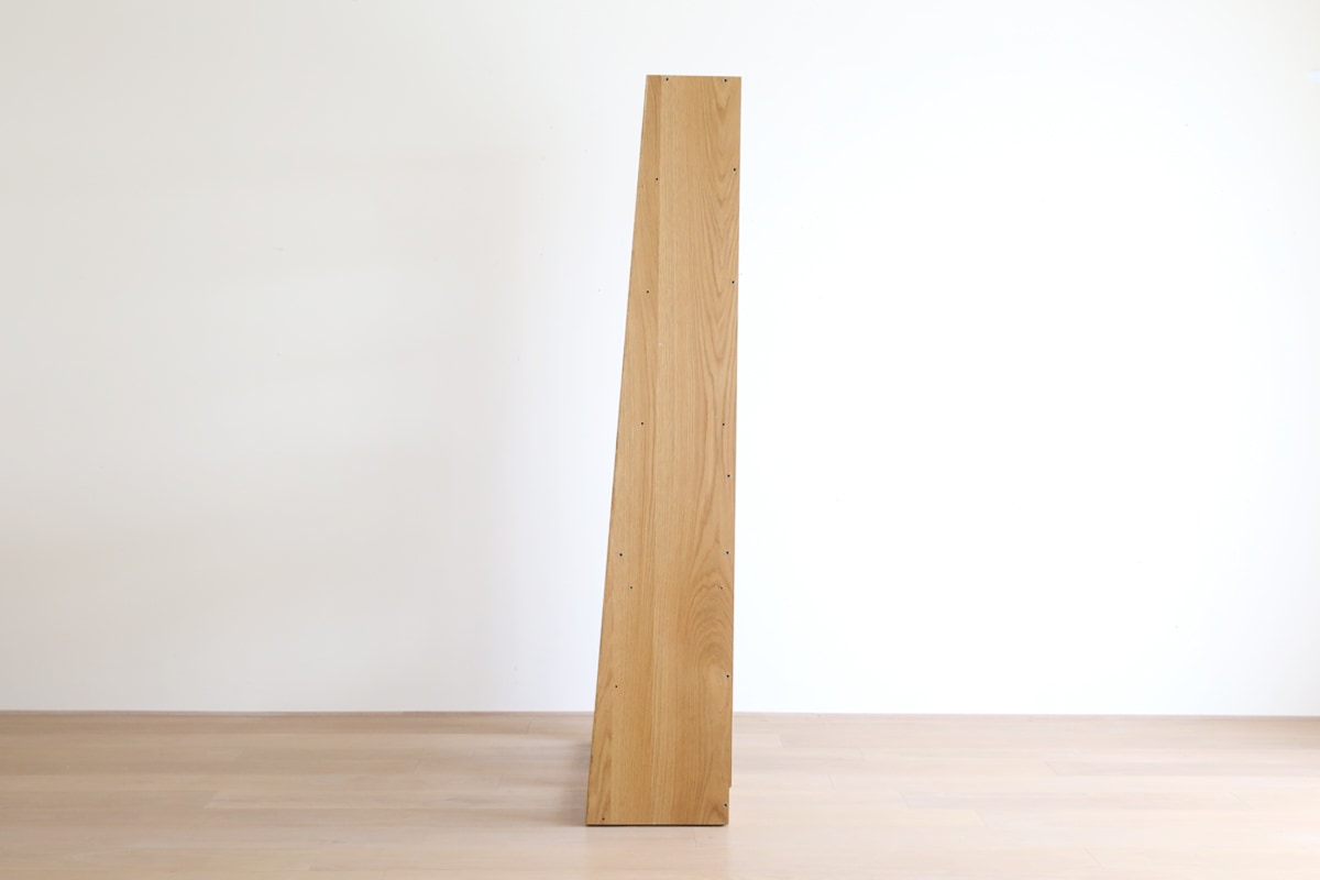 GALLE 65本棚 完成品 (単体/右加工あり/左加工あり/左右加工あり)オーク 幅 65cm