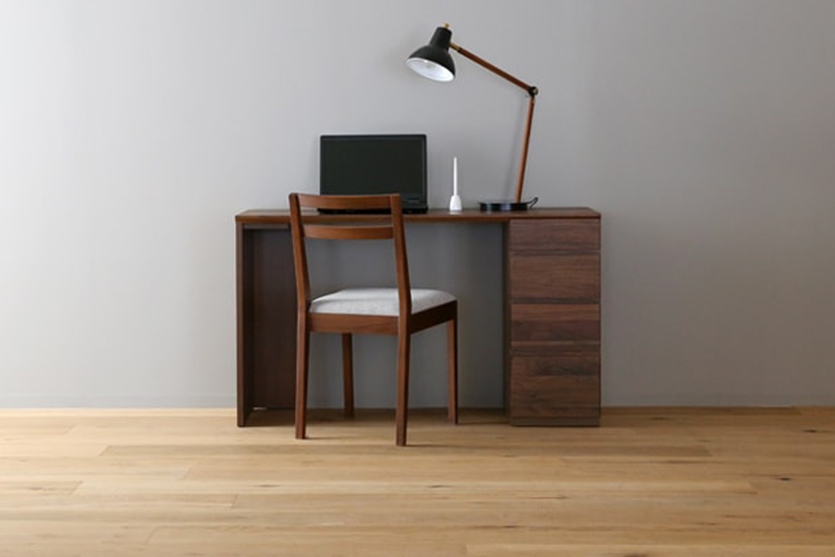 ASTER 120天板 + サイドパネル（右・左） + 30チェスト オーク/ウォルナット ※チェア別売