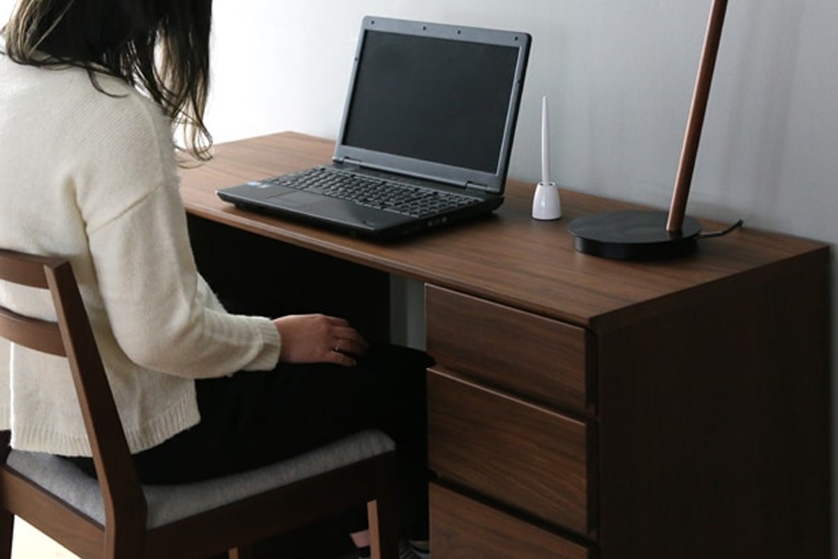 ASTER 120天板 + サイドパネル（右・左） + 30チェスト オーク/ウォルナット ※チェア別売