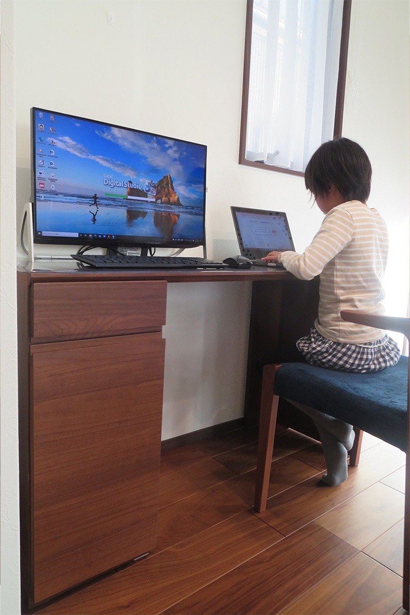 ASTER 120天板 + サイドパネル（右・左） + 30チェスト オーク/ウォルナット ※チェア別売