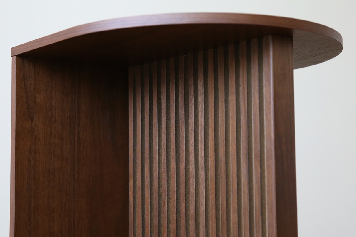 RIB SERIES リブシリーズ H40サイドテーブル ウォルナット