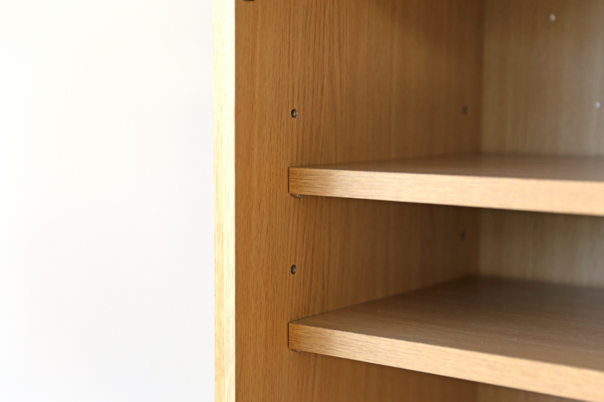 LEIRIA 84キャビネット 引出＋扉 オーク