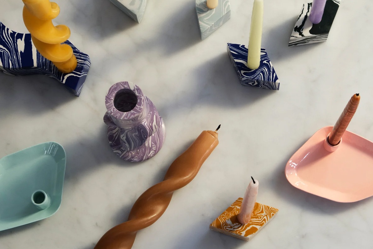 CANDLE PLATE 'MIE' (HBC-225)