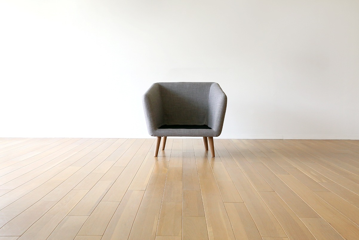 【WEB限定30％OFF】ベレア ソファ 1人掛け ライトブルー