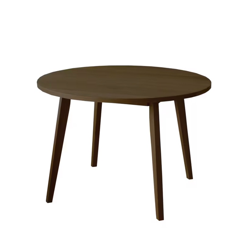 PLAIN ROUND DINING TABLE サイズオーダー オーク グレー塗装