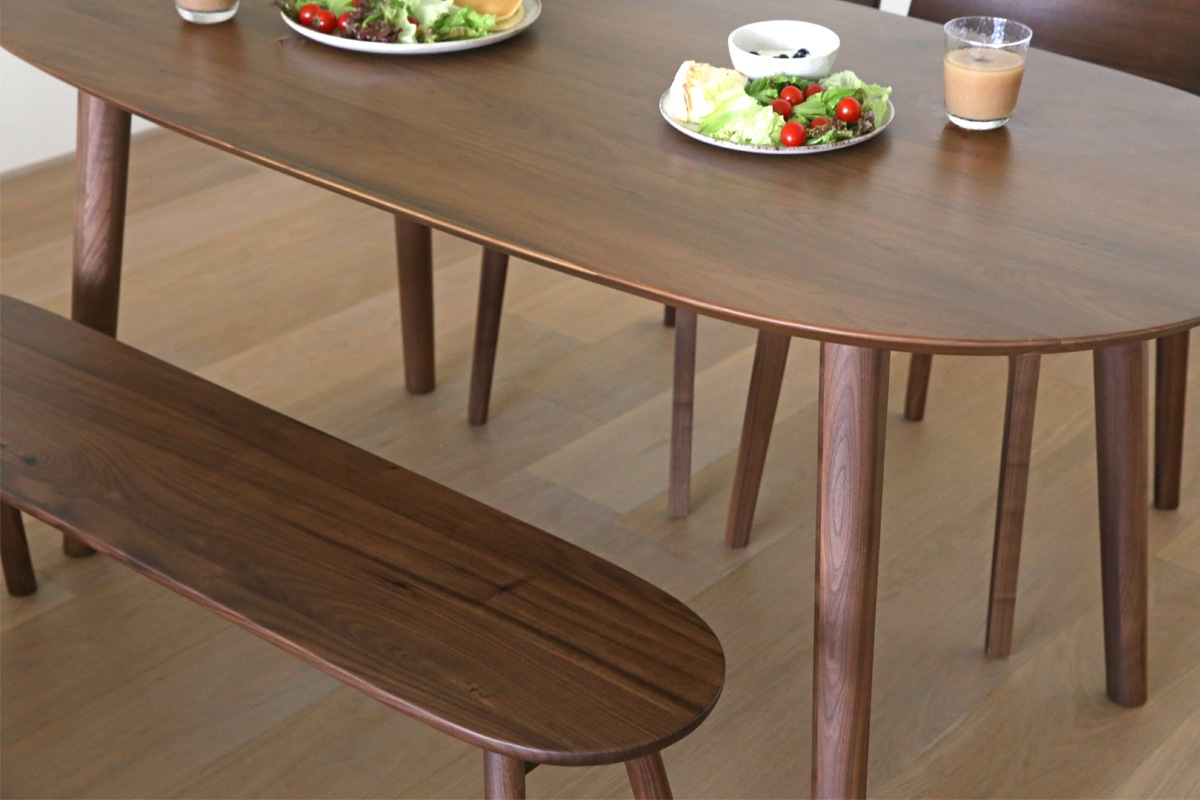 RUBE 120 ベンチ ウォルナット