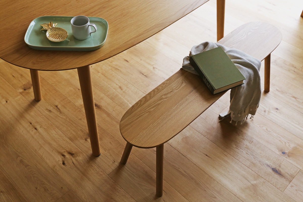 RUBE 120 ベンチ ウォルナット